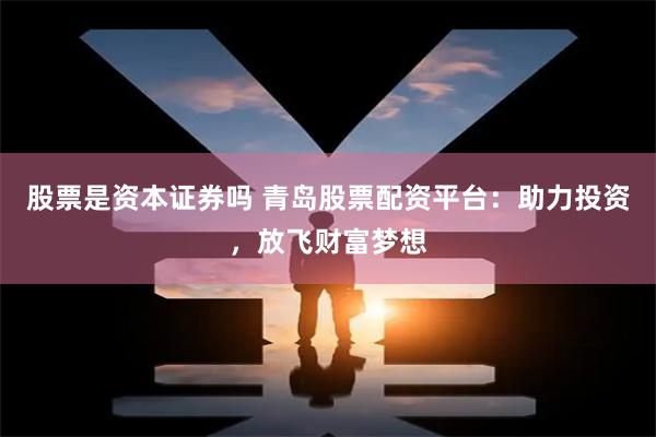股票是资本证券吗 青岛股票配资平台：助力投资，放飞财富梦想